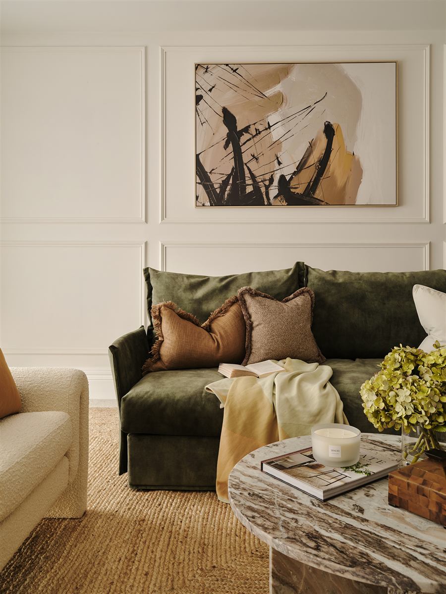 Home staged with photography-ready interiors